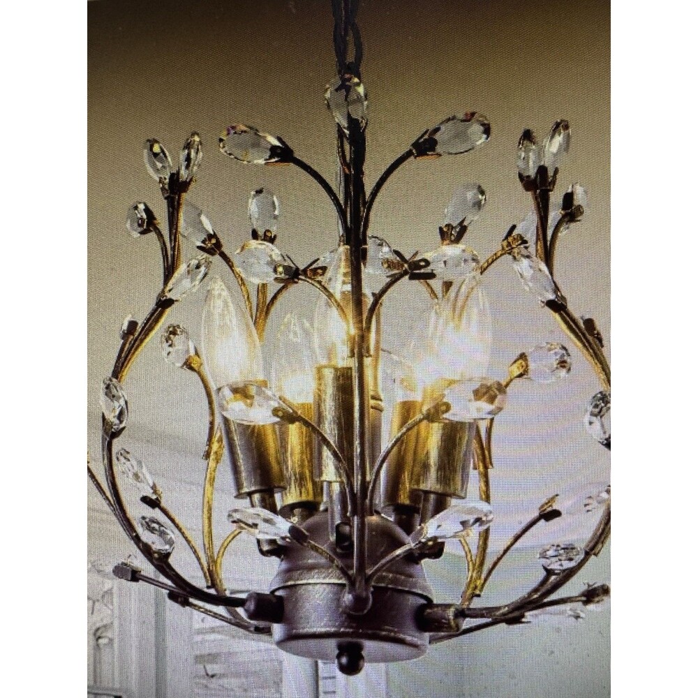 Vintage 5-Light Tree Branch Chandelier for Farmhouse Style Spaces